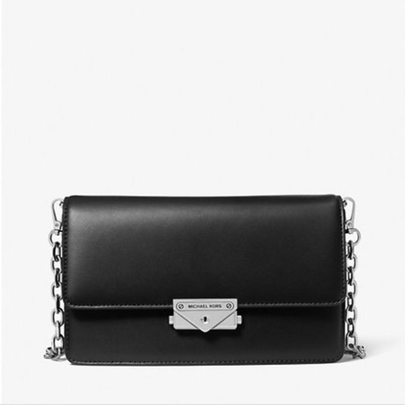 Michael Kors Cece Medium Faux Leather Clutch - Picture 1 of 5